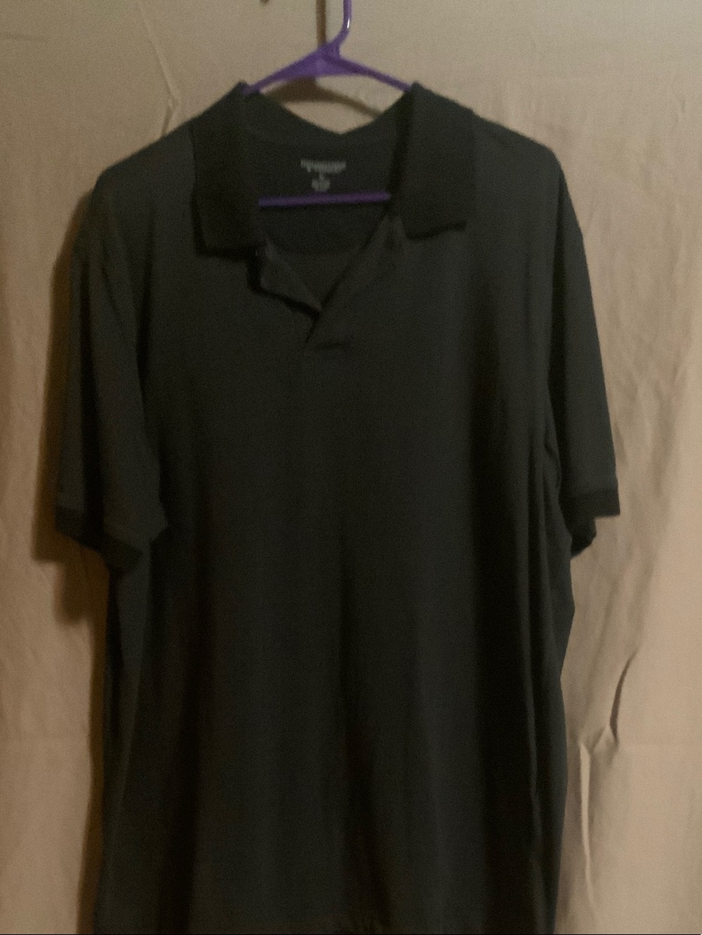 Roundtree & Yorke Black Short-Sleeve Polo